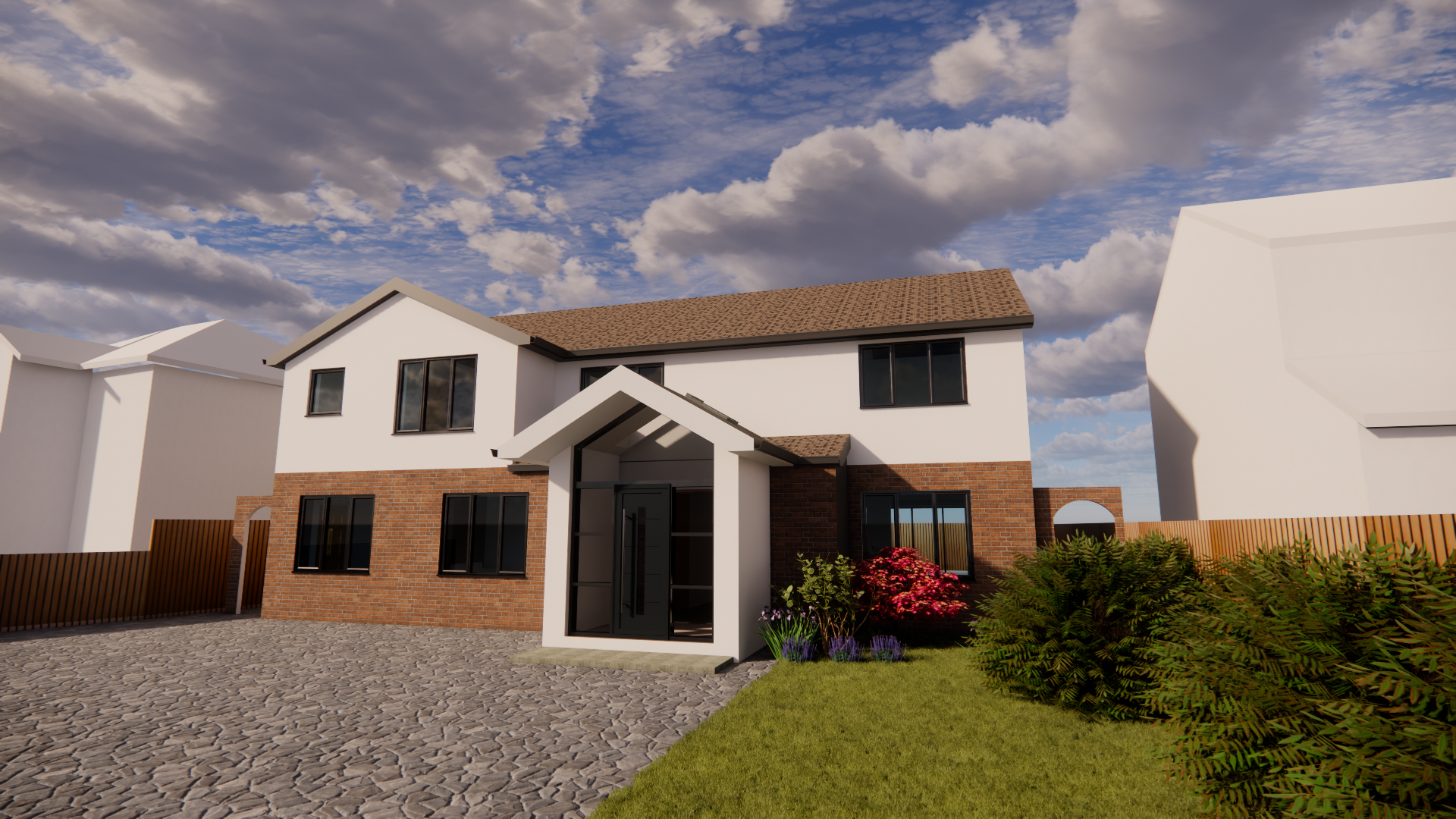 Garage conversion, new front porch and internal remodelling.